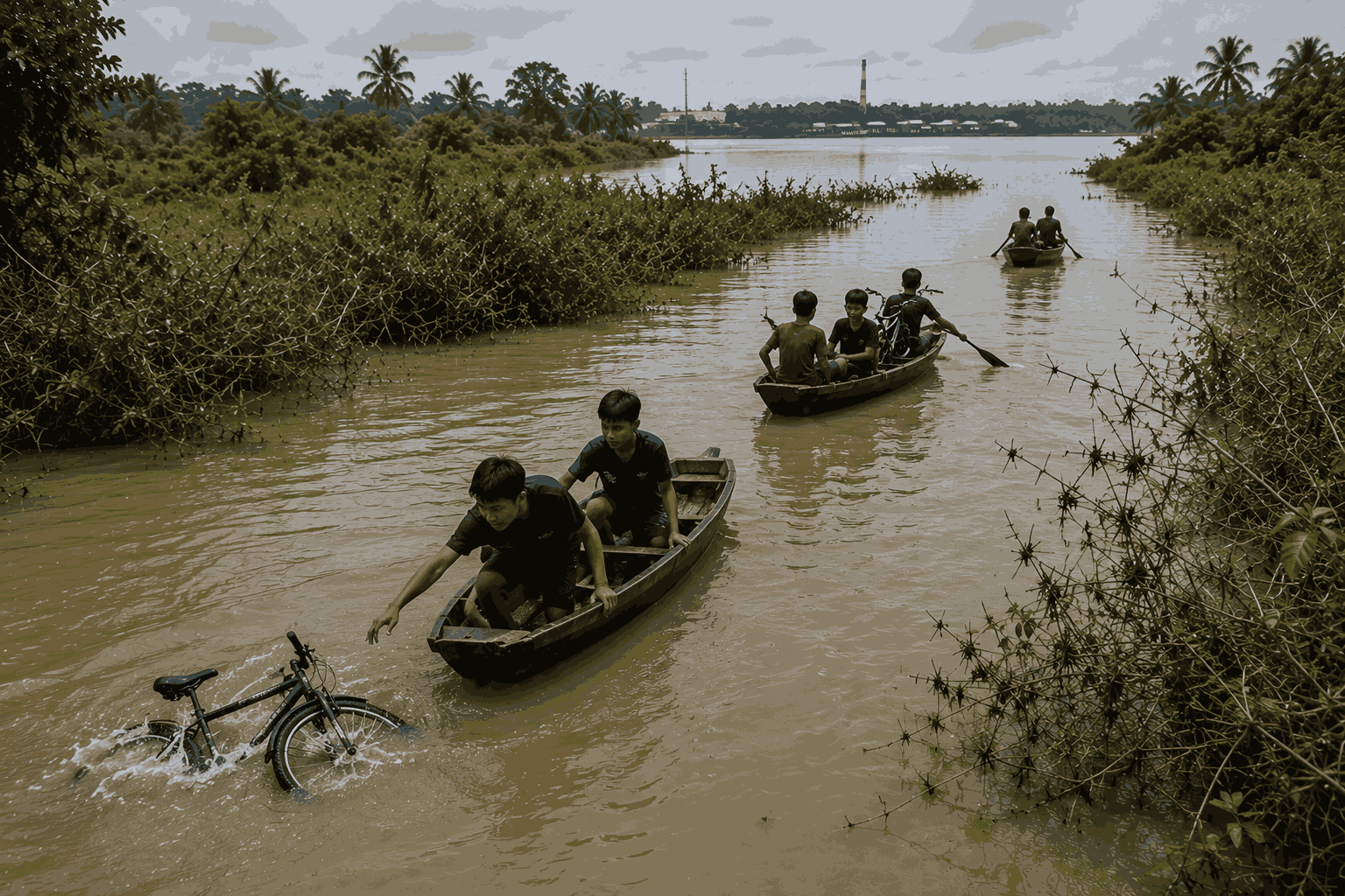 Kenangan Masa SMP: Sepeda Jatuh ke Sungai Saat Pulang Belajar