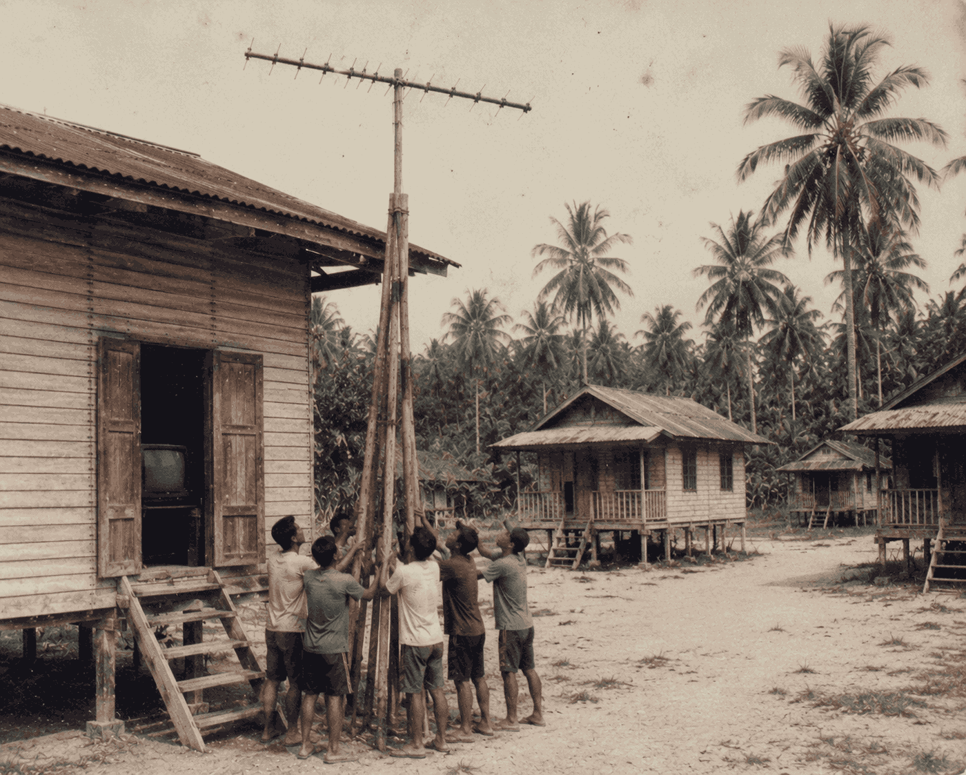 Saat TVRI Menjadi Jendela Dunia bagi Warga Kampung
